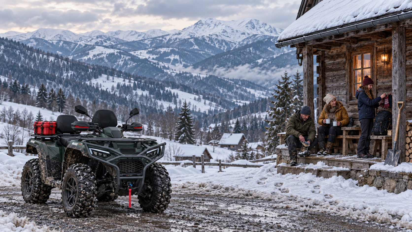 At the mountain lodge / CARPATH ATV700